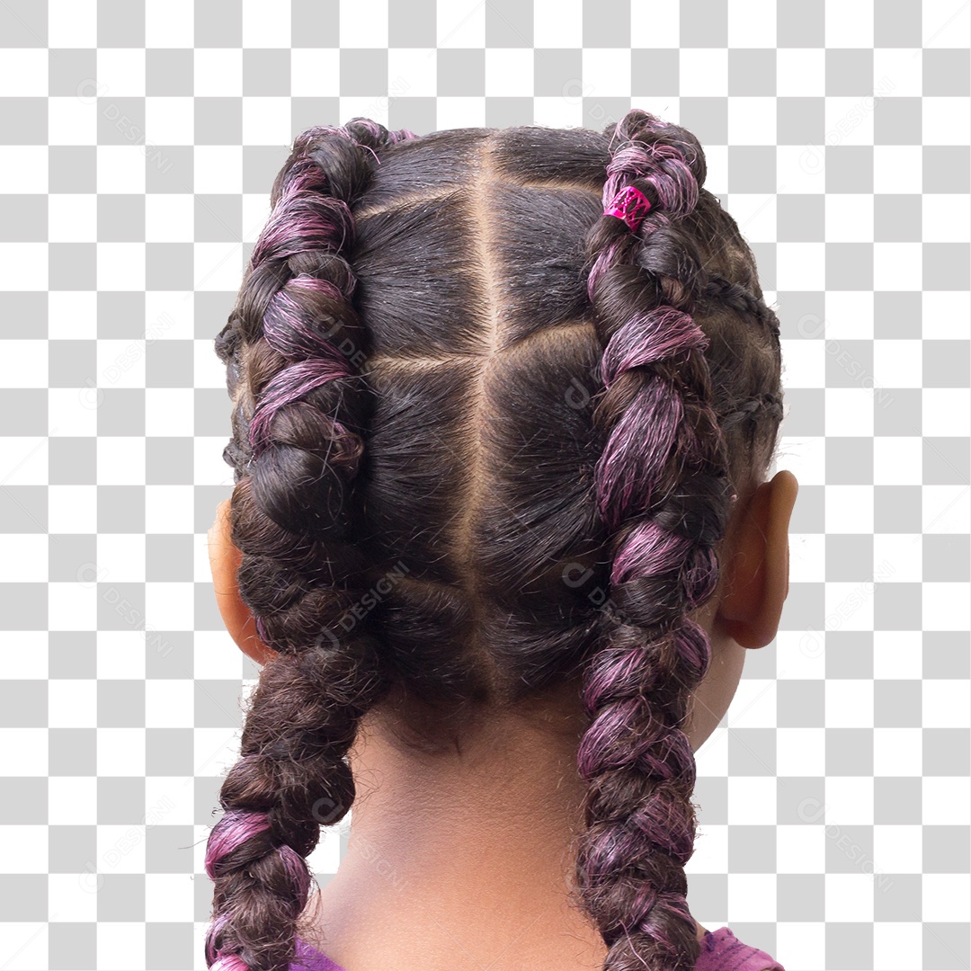 Cabelo Trançado PNG Transparente
