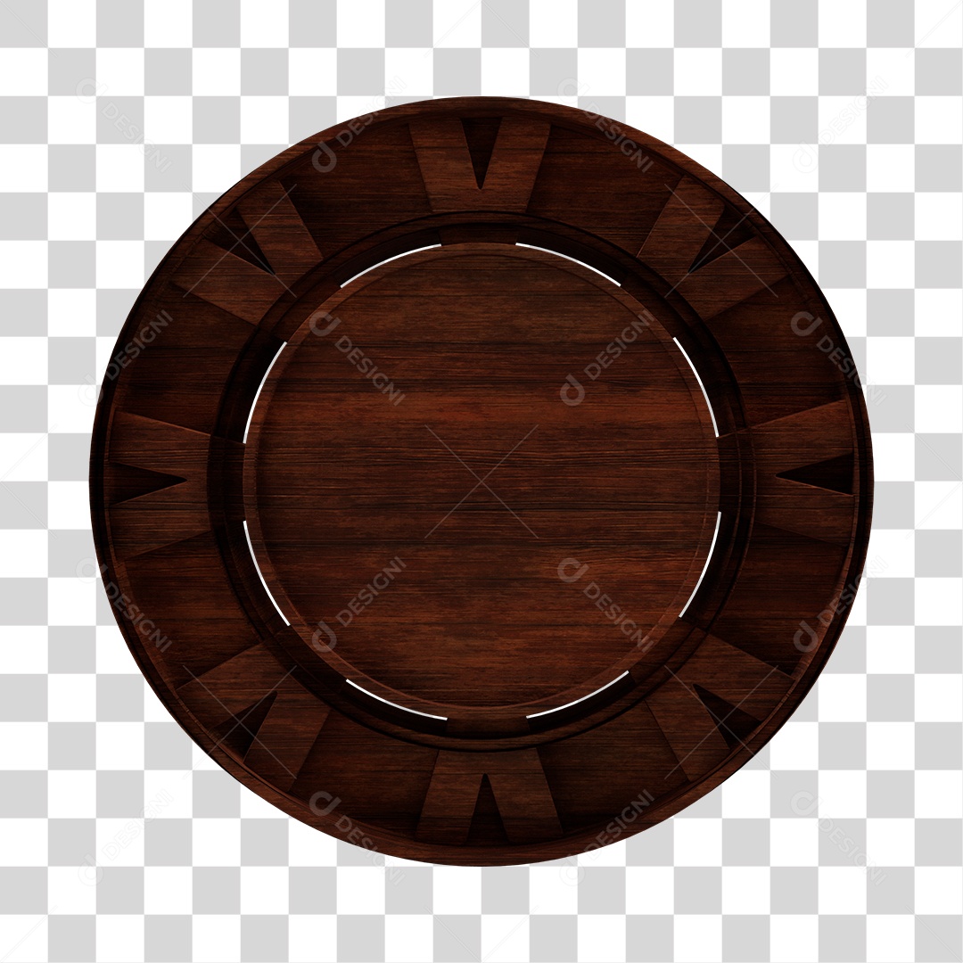 Elemento de Madeira PNG Transparente Sem Fundo