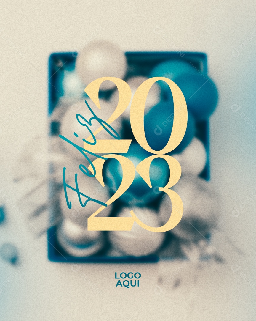 Feliz 2023 Social Media PSD Editável