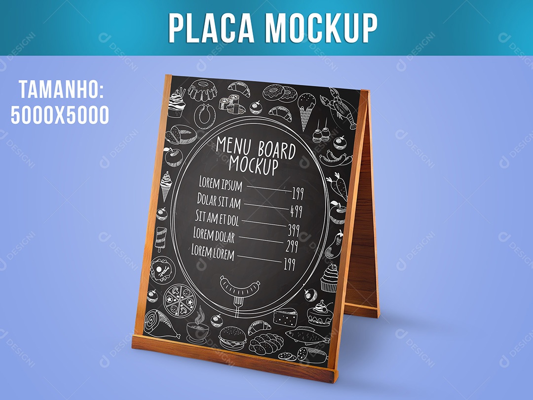 Mockup Menu Restauarnet PSD Editável