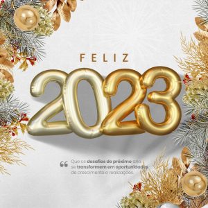 Feliz Ano Novo 2023 Social Media PSD Editável