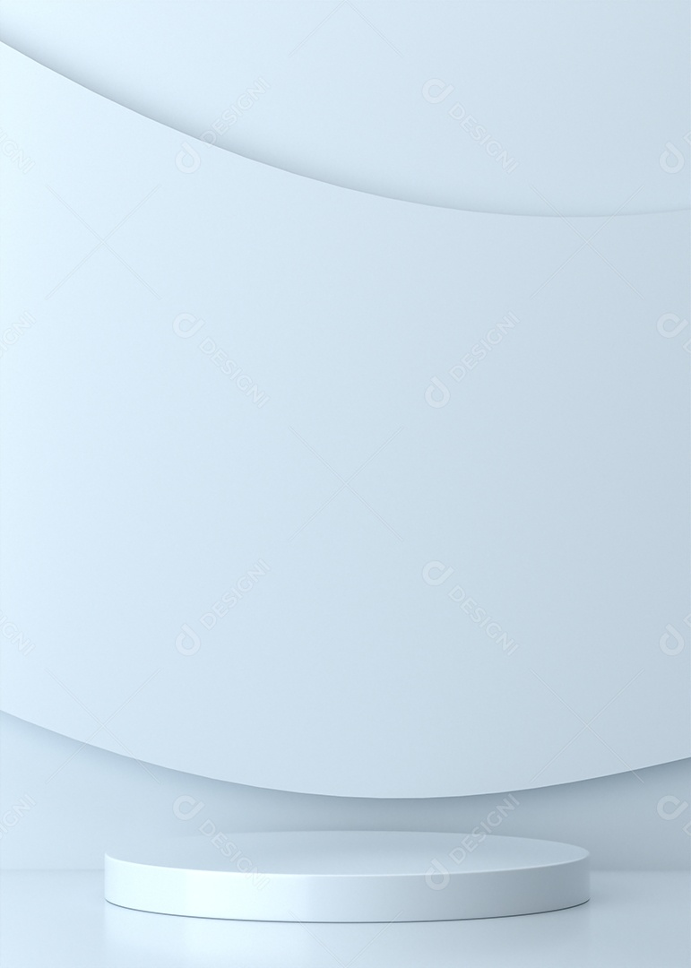 Pódio sobre um fundo isolado