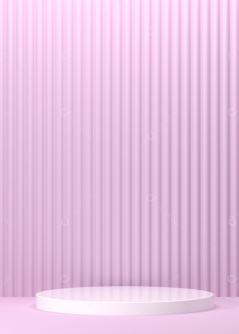 Pódio sobre um fundo isolado