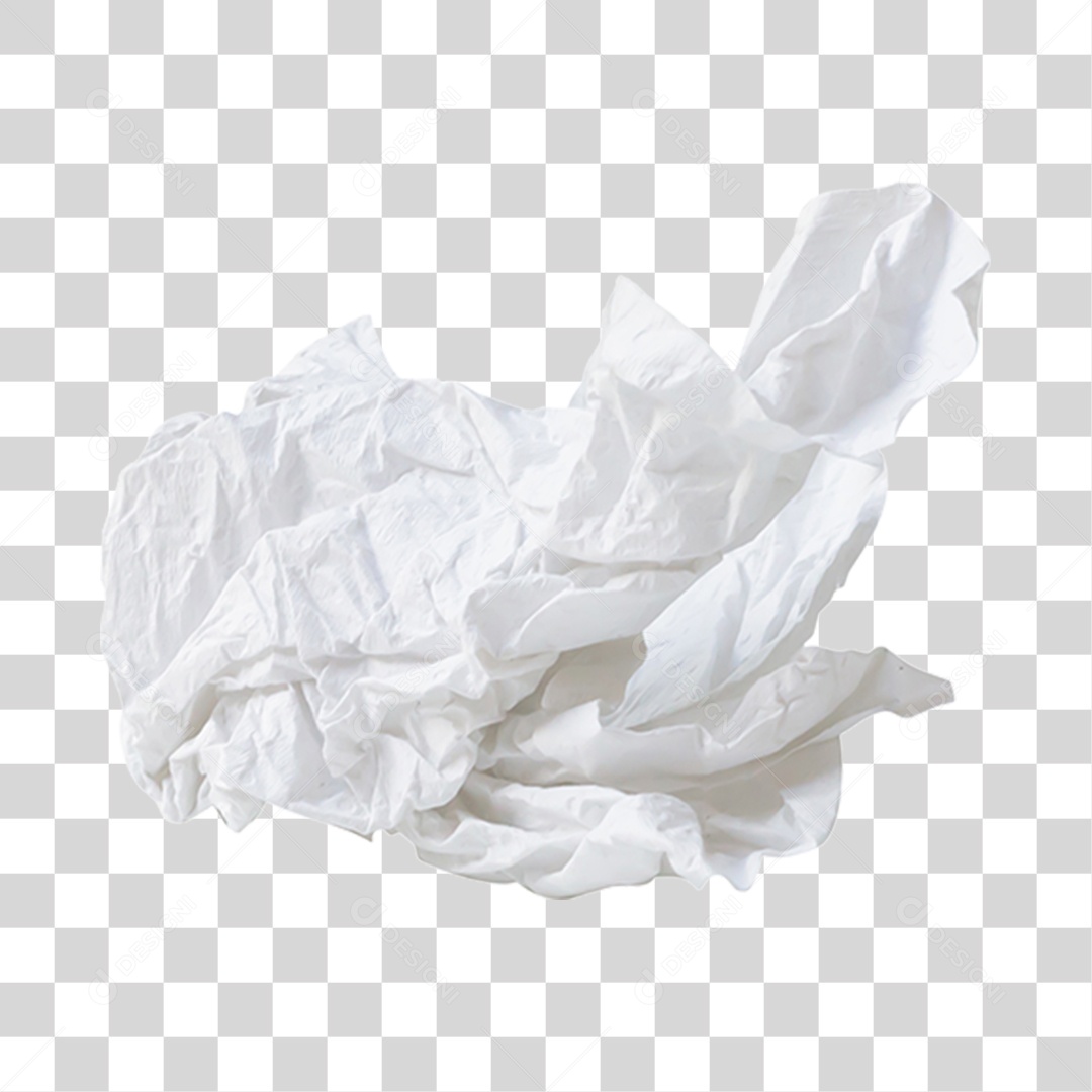 Papel Amassado PNG Transparente