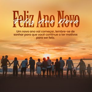 Feliz Ano Novo um Novo Ano Vai Começar Lembre-se de Sonhar Para Que Você Continue a Ter Motivos Para Ser Feliz Social Media PSD Editável