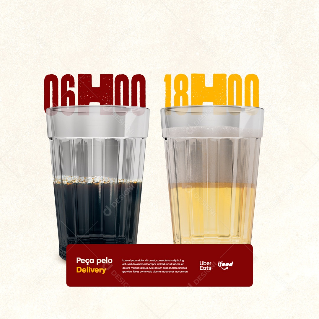 Post Bar Bares Distribuidora de Bebidas Social Media PSD Editável