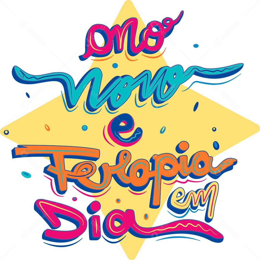 Letreiro Ano Novo e Terapia em Dia EPS