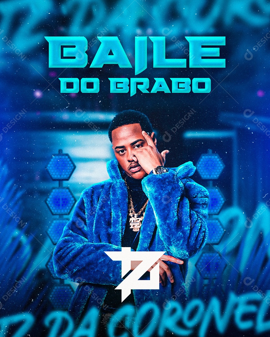 Flyer Baile do Brabo Social Media PSD Editável