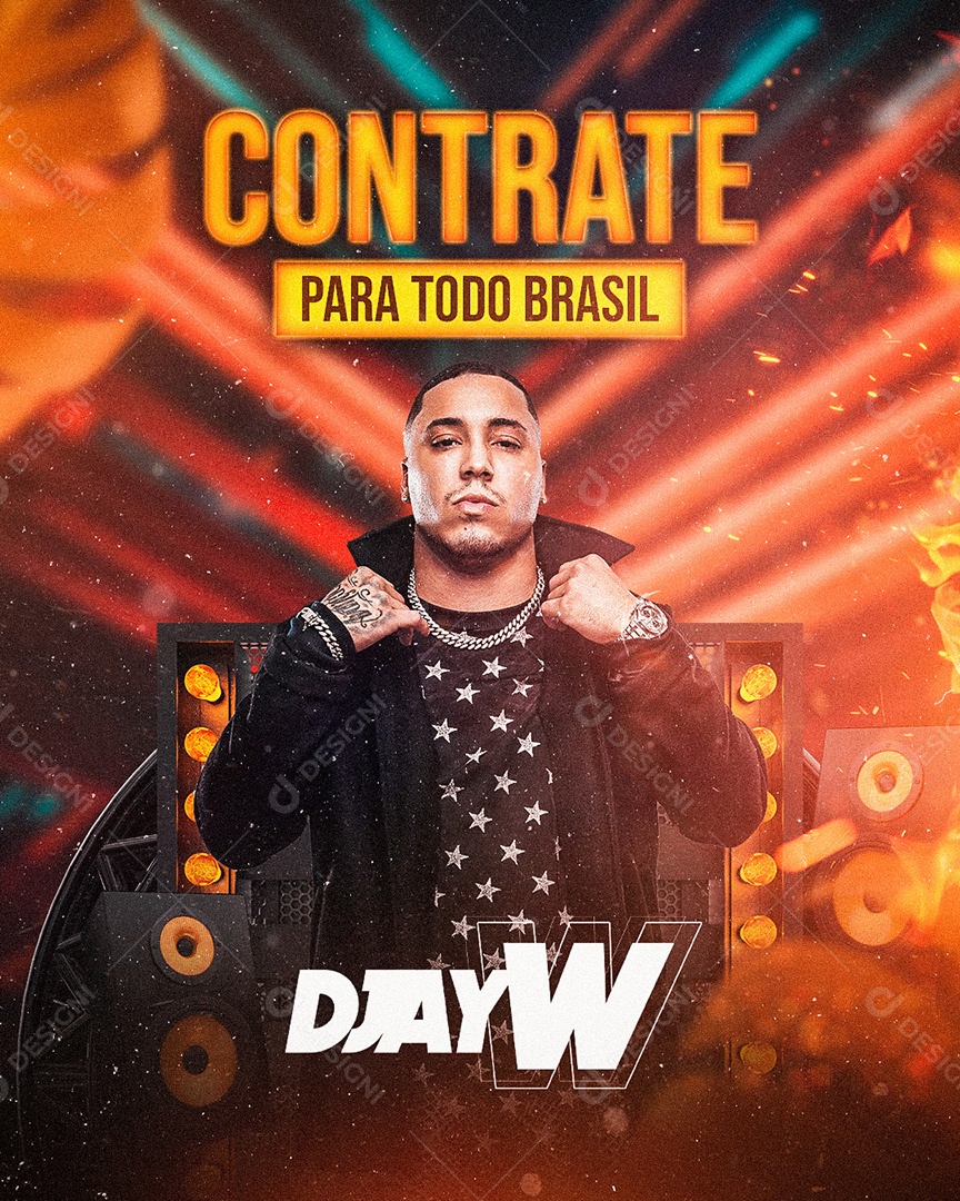 Flyer Show Set Djay W 3 Social Media PSD Editável