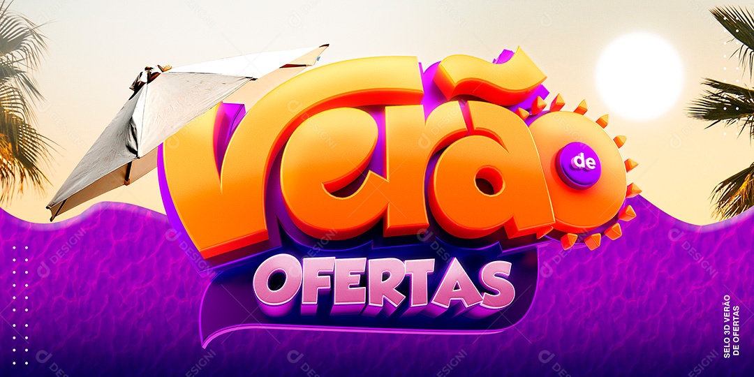 Banner Ofertas de Verão Social Media PSD Editável