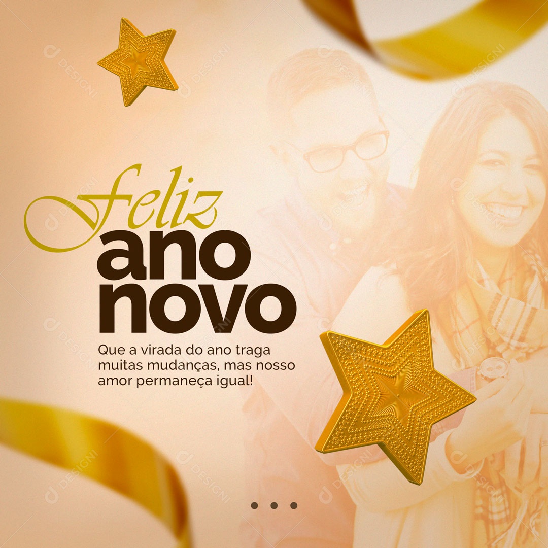 Happy New Year 2023 Social Media Editable PSD