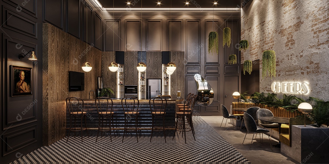 Linda casa decorada e planejada