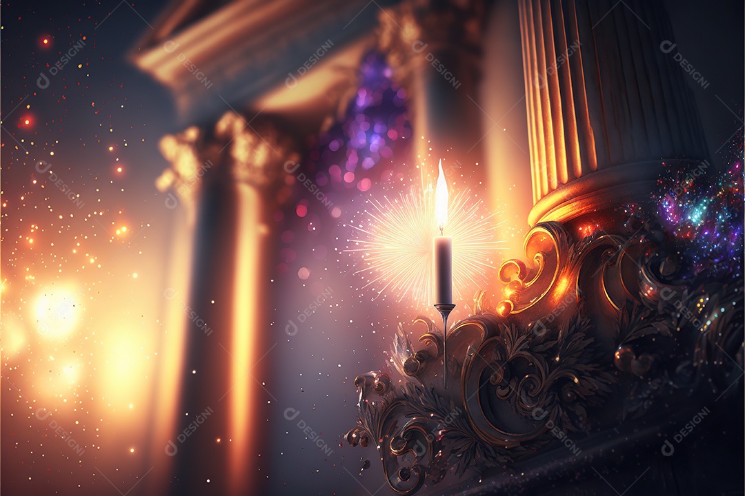 Feliz ano novo, taça de champanhe, fogos de artifício