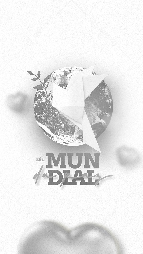 Story Dia Mundial da Paz 1 de Janeiro Social Media PSD Editável