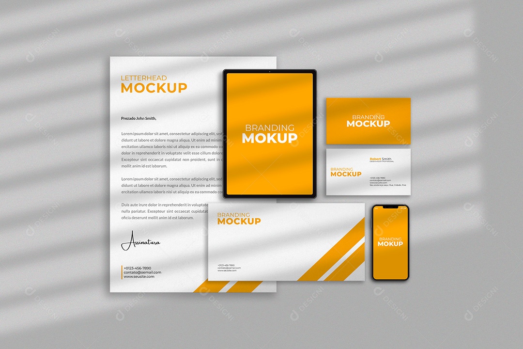 Mockup Documentos PSD Editável