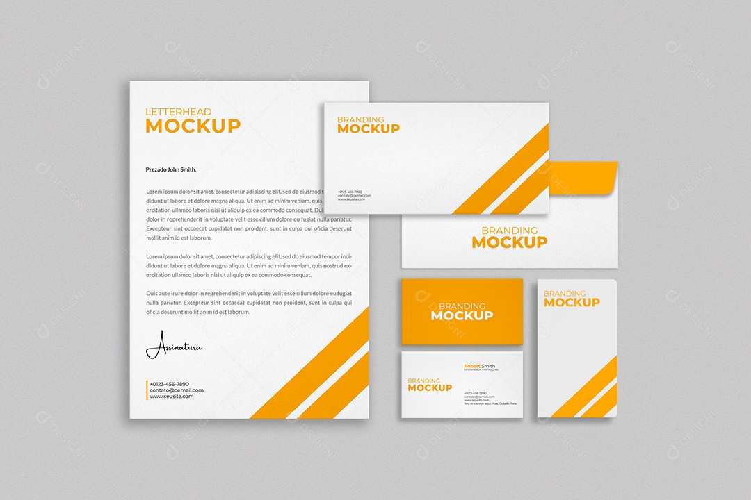 Mockup Documentos PSD Editável