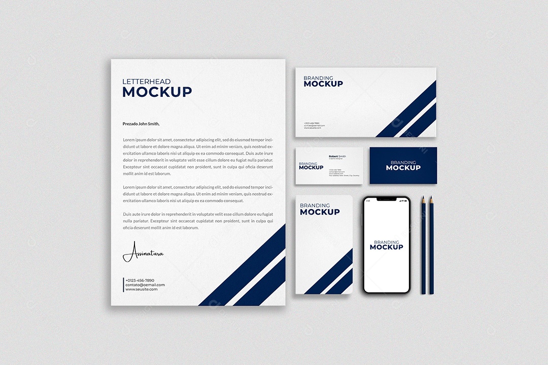 Mockup Documentos PSD Editável