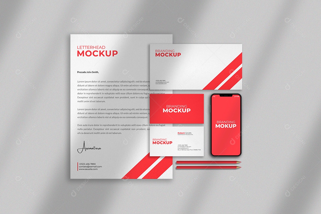 Mockup Documentos PSD Editável