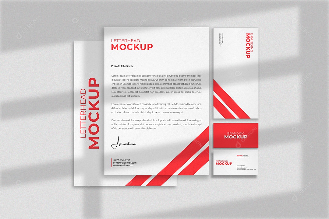 Mockup Documentos PSD Editável