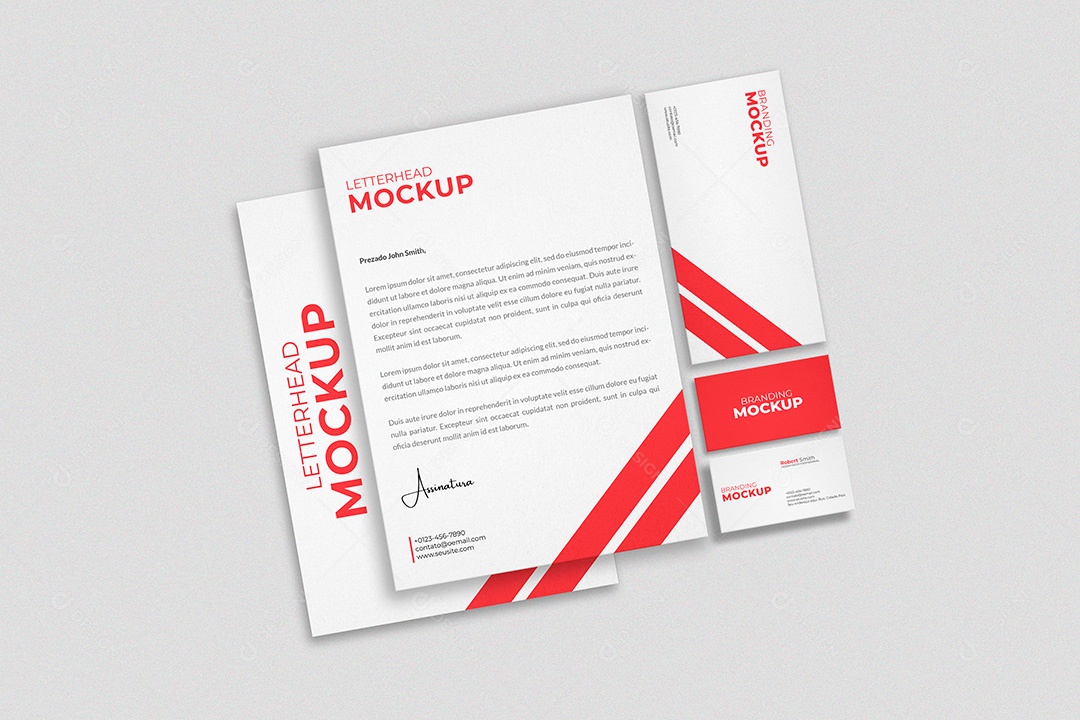 Mockup Documentos PSD Editável