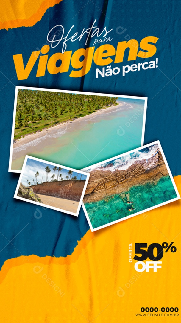Story Ofertas Para Viagens Não Perca Social Media PSD Editável