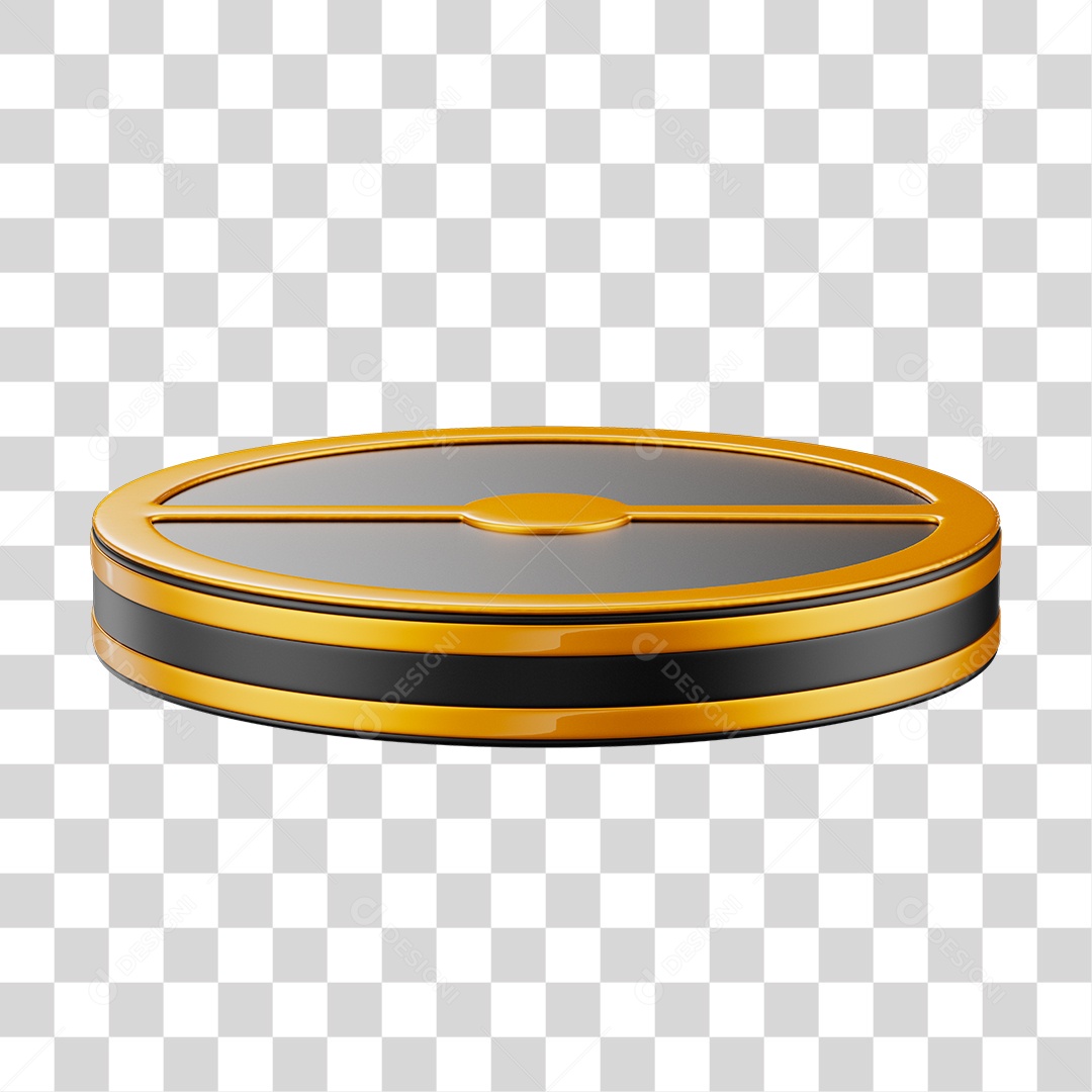 Elemento 3D Para Composição Podium PNG Transparente
