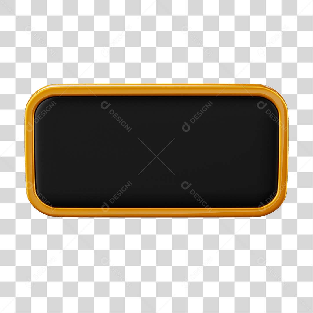 Elemento 3D Para Composição de Texto PNG Transparente