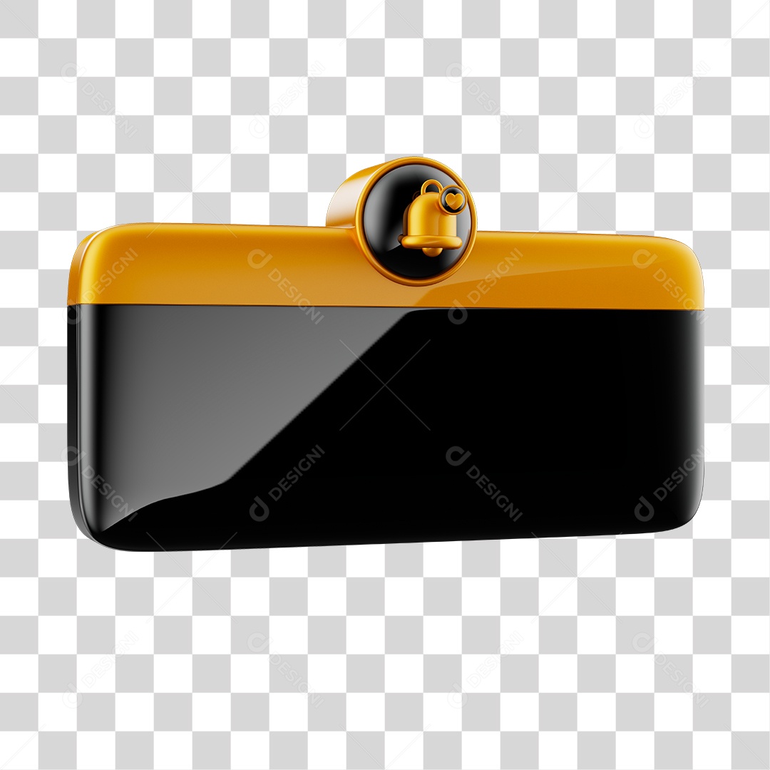 Elemento 3D Caixa de Perguntas Para Composição de Texto PNG Transparente