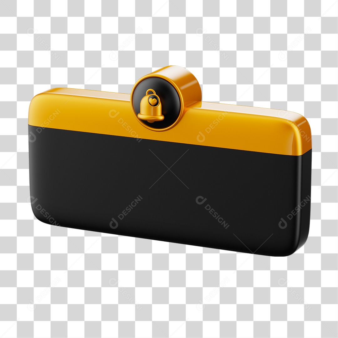 Elemento 3D Caixa de Perguntas Para Composição de Texto PNG Transparente