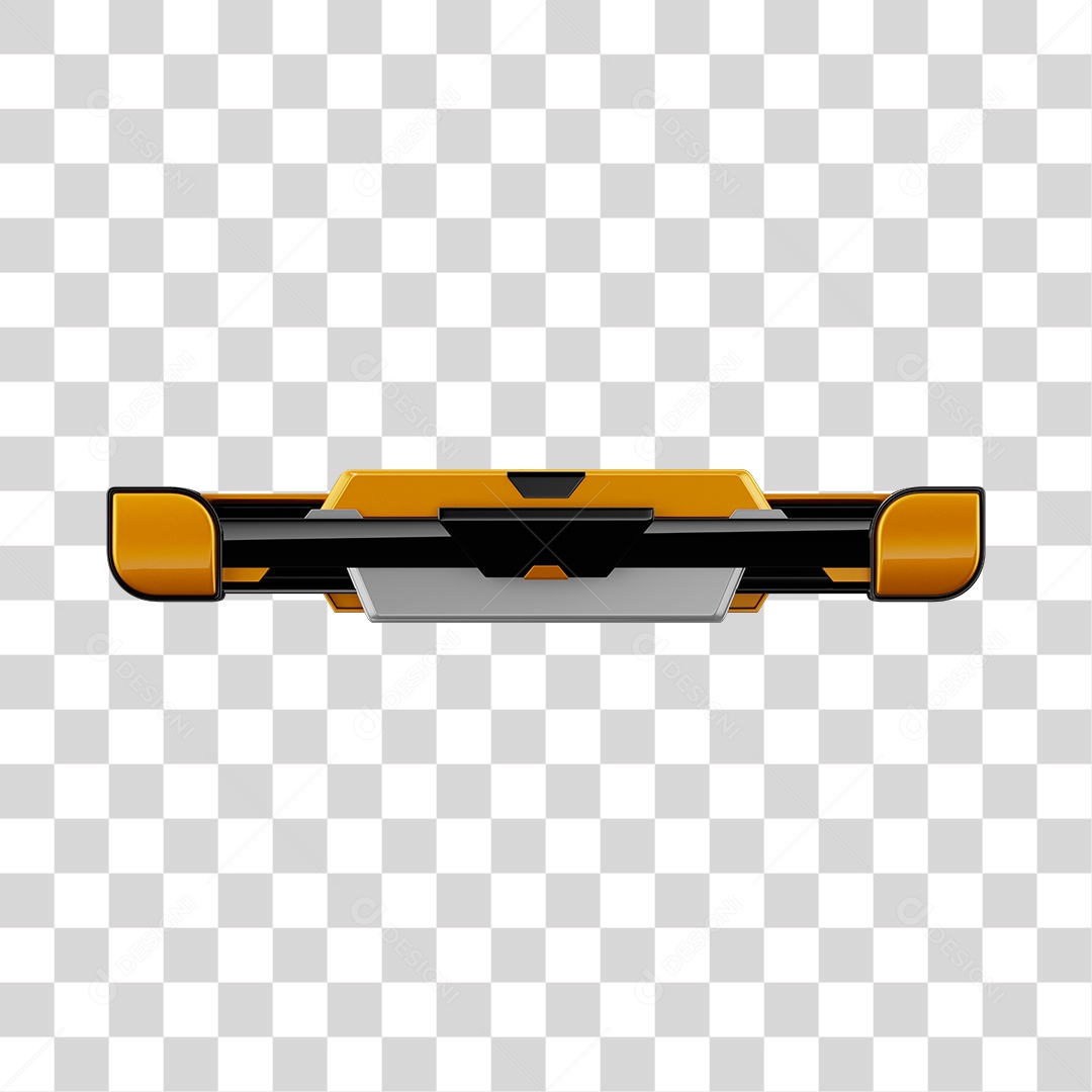 Elemento 3D Para Composição de Texto PNG Transparente