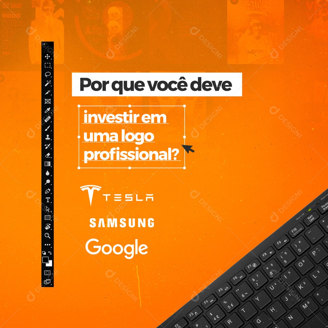 Design Designer Gráfico Social Media PSD Editável