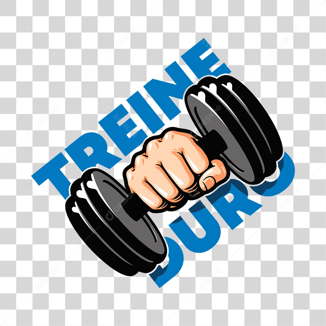 Lettering Academia Treine Duro EPS + PNG