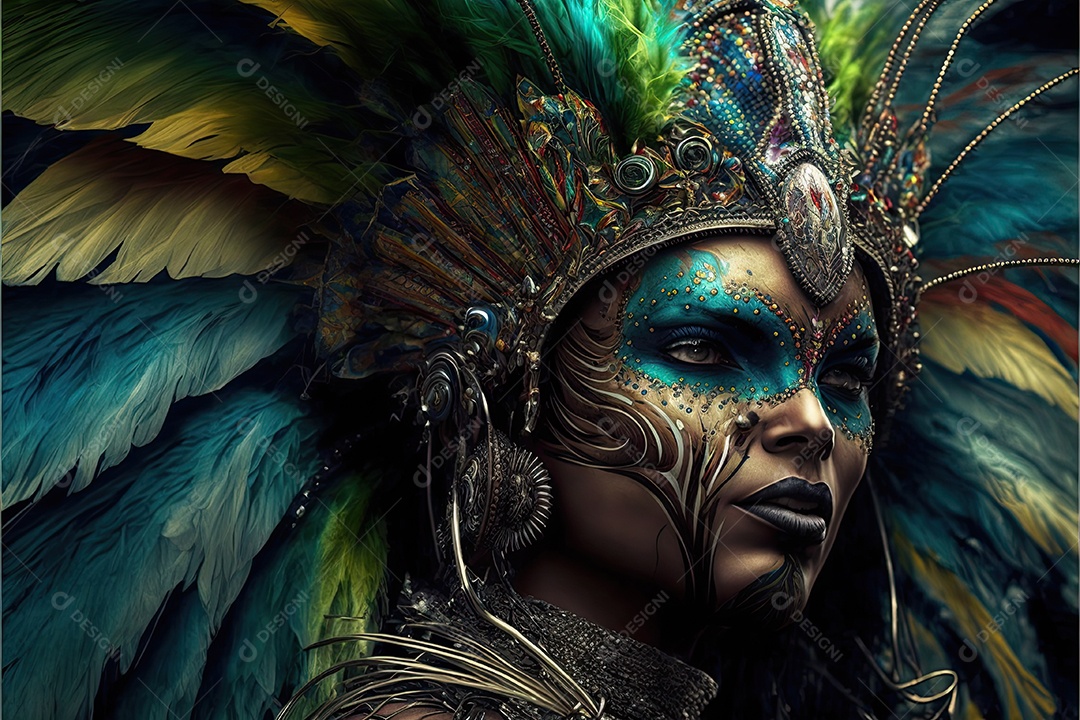 Ilustração do carnaval