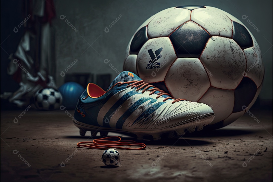 ilustração de futebol