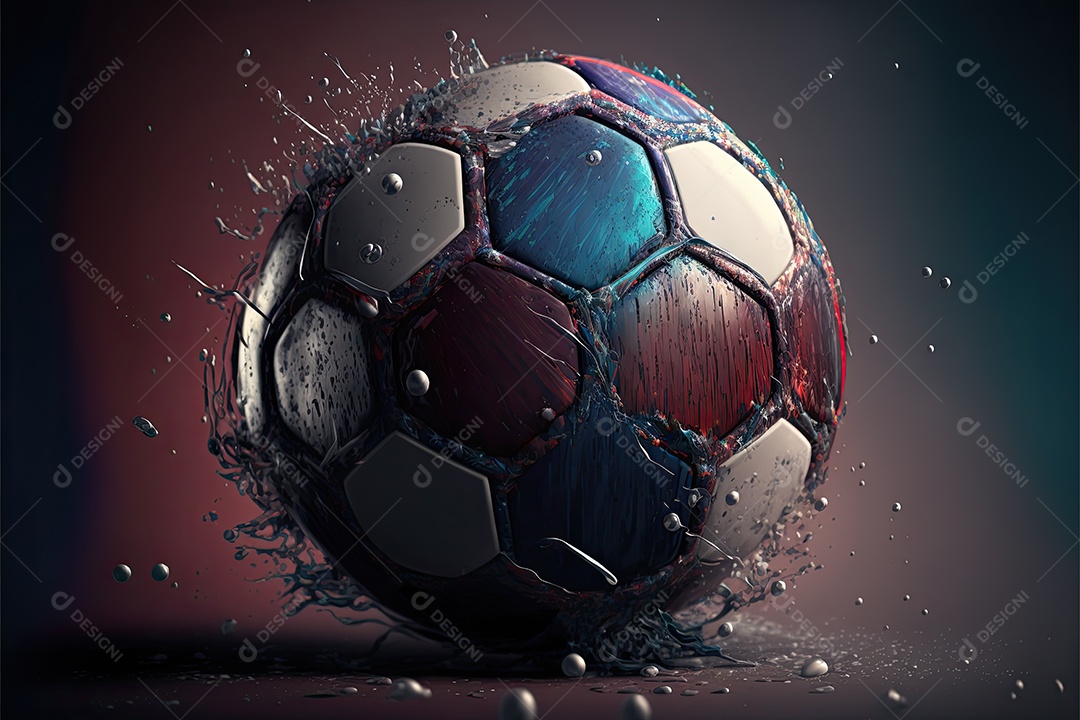 ilustração de futebol