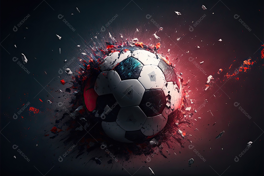 ilustração de futebol