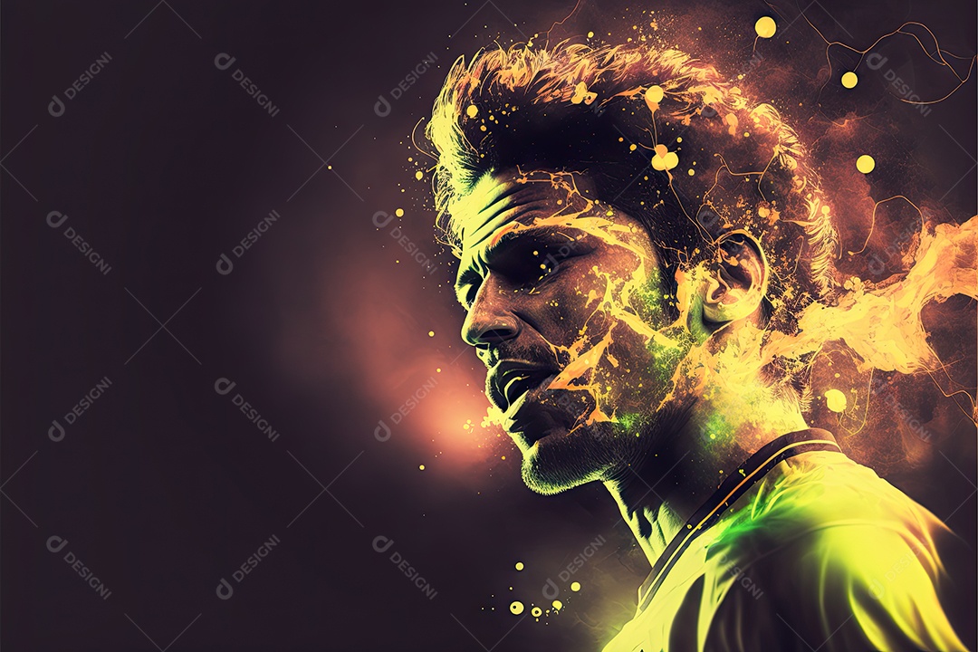 ilustração de futebol