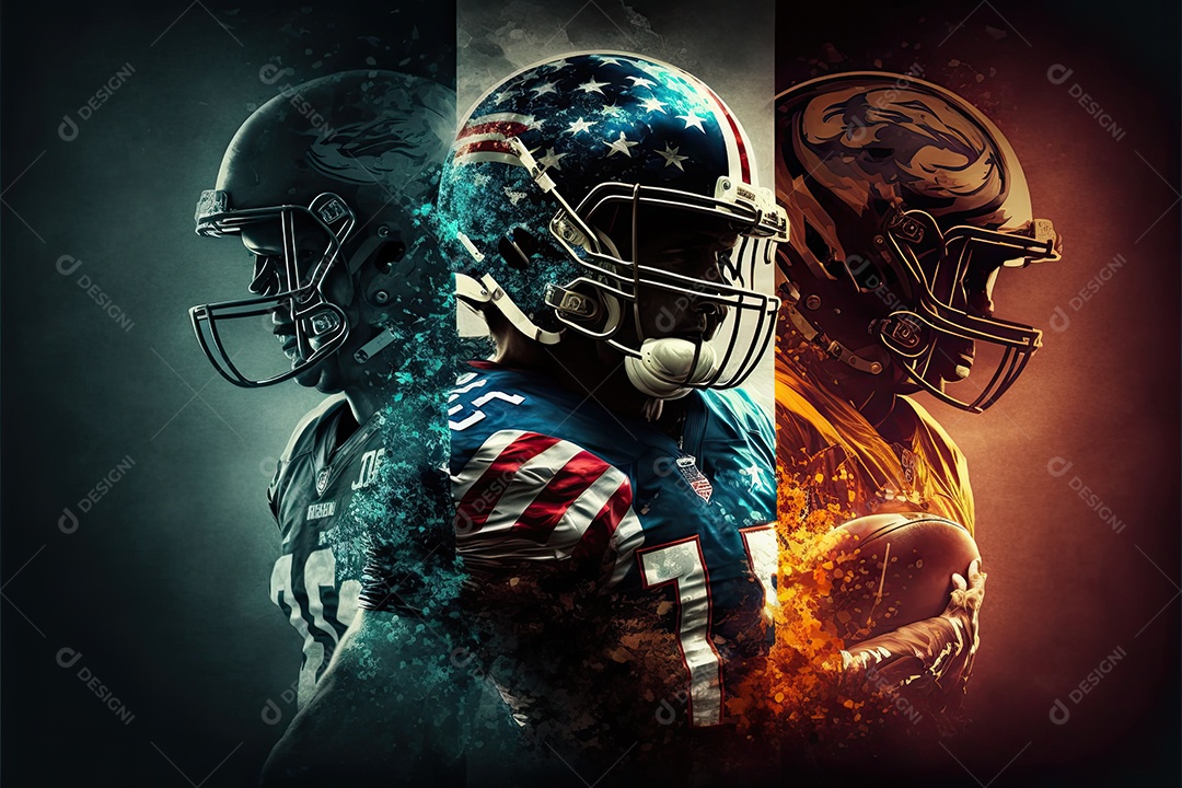 Ilustração sobre futebol