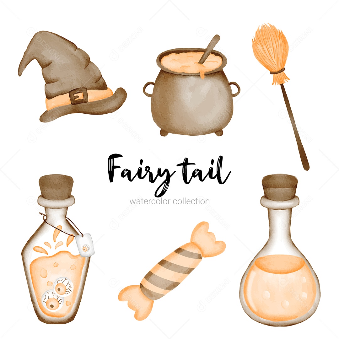 Conjunto de Personagens de Contos de Fadas Vetor EPS