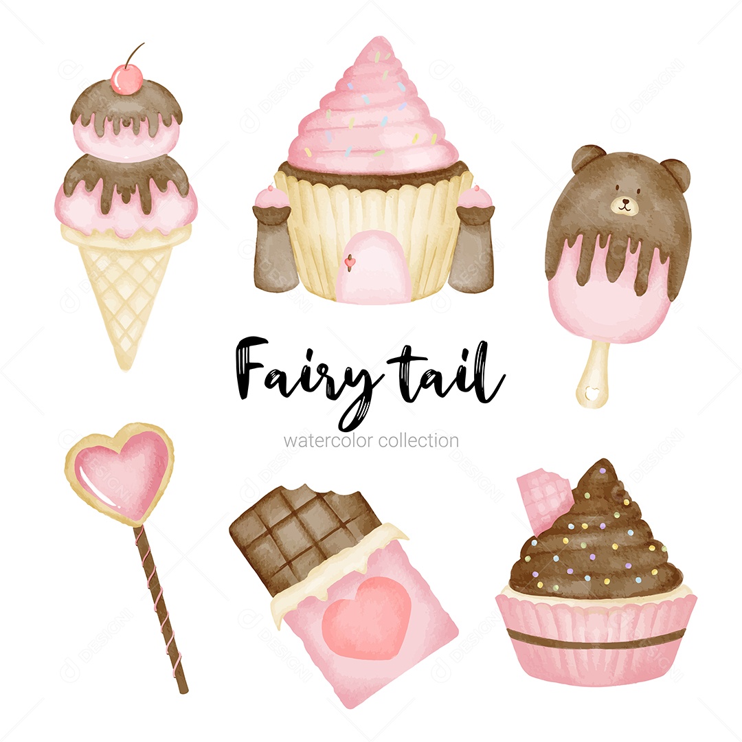 Conjunto de Personagens de Contos de Fadas Vetor EPS