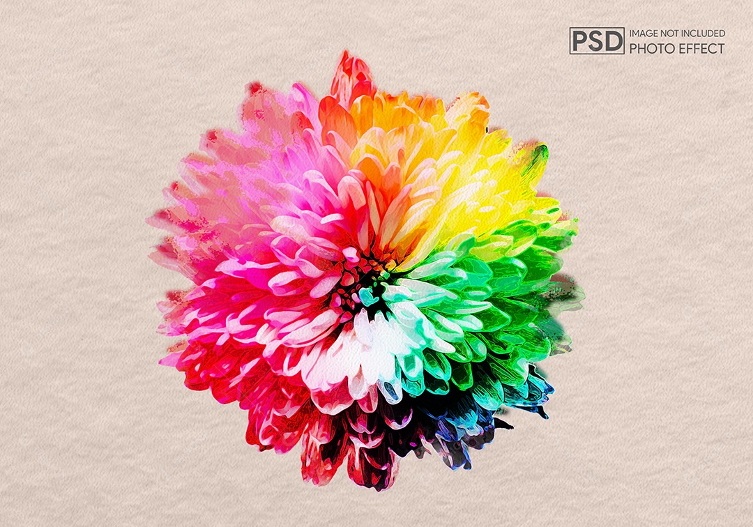 Mockup de Efeito de Foto PSD Editável