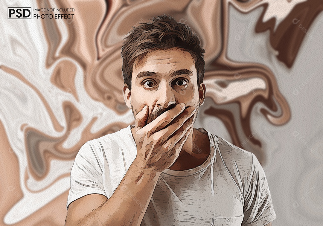 Mockup de Efeito de Foto PSD Editável