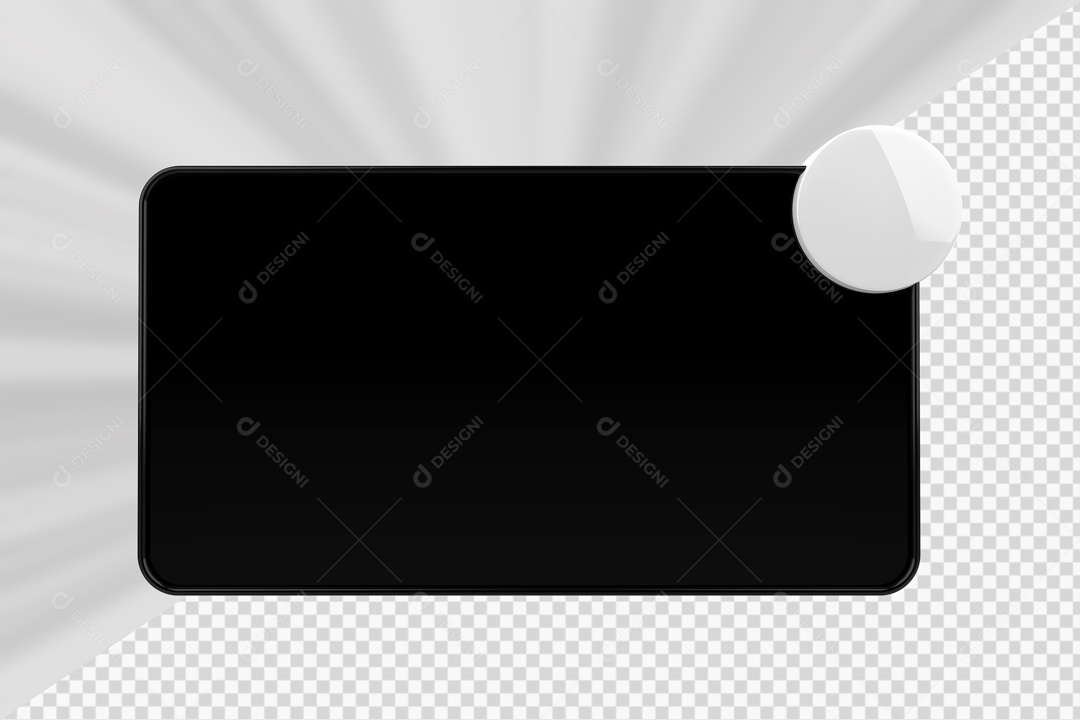 Caixa de Perguntas Preto Elemento 3D Para Composição PSD