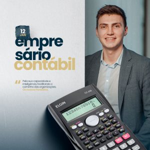 Dia do Empresário Contábil 12 de Janeiro Social Media PSD Editável