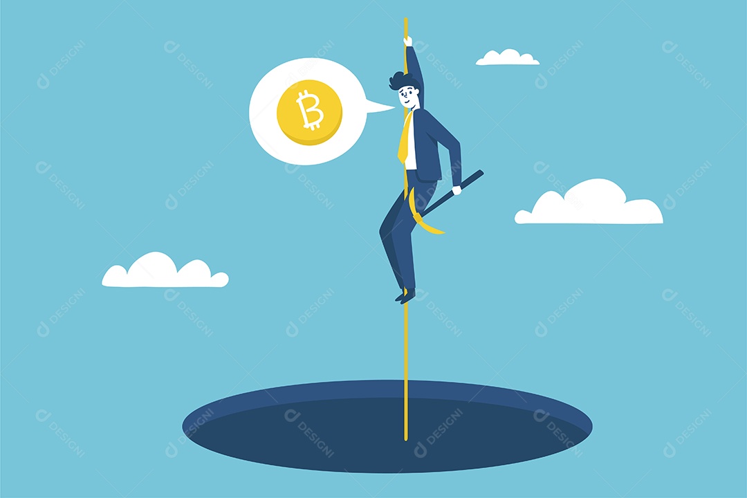 O Sistema Financeiro do Mundo Moderno vê uma Forma de Ganhar Dinheiro Vetor EPS