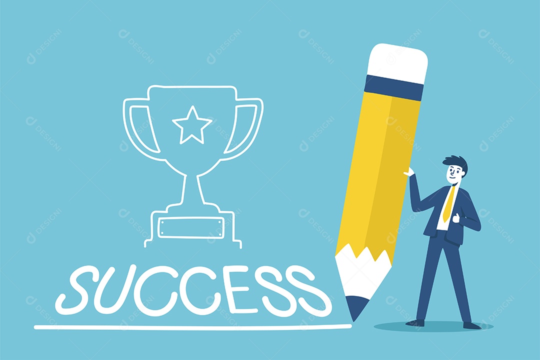 Empreendedores de sucesso no mundo dos negócios lideram a empresa Vetor EPS