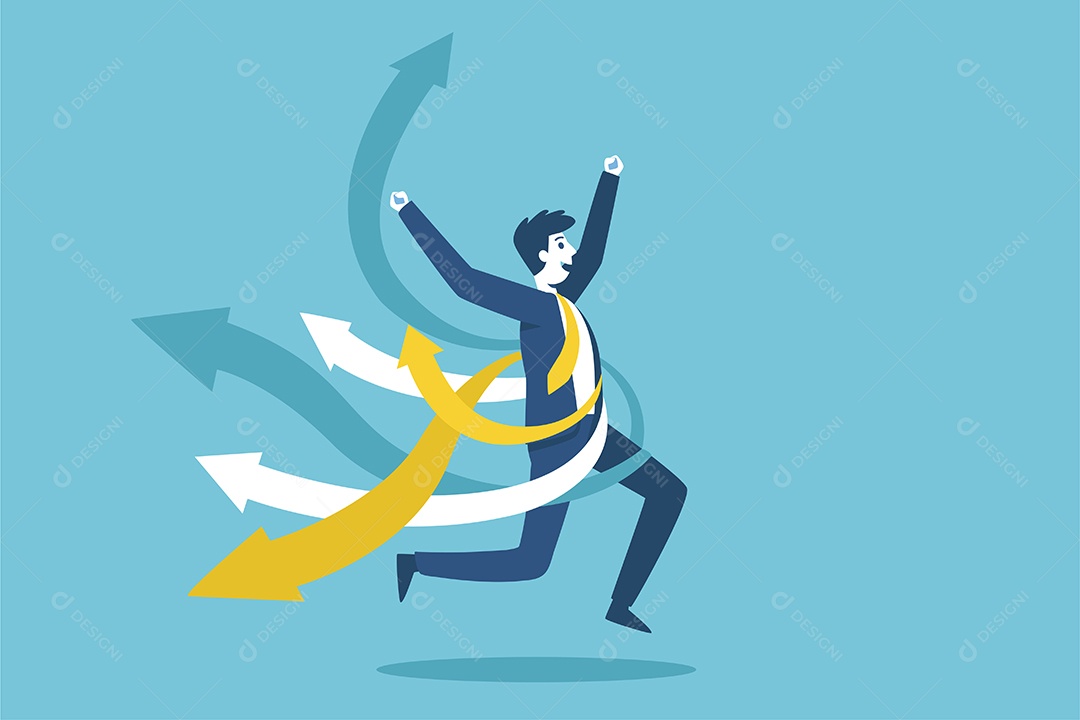 Empreendedores de sucesso no mundo dos negócios lideram a empresa Vetor EPS