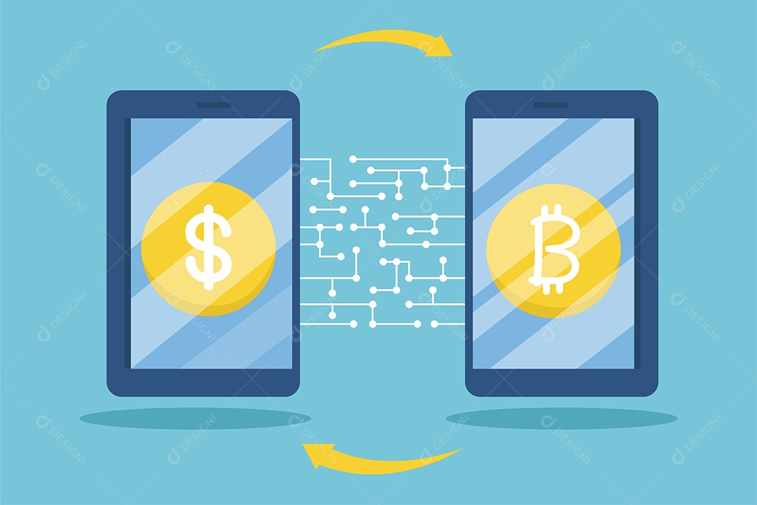 O Sistema Financeiro do Mundo Moderno vê uma Forma de Ganhar Dinheiro Vetor EPS