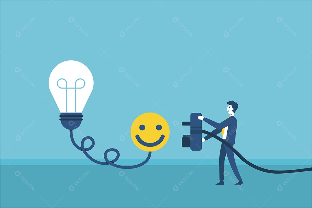 Nova ideia Criativa de Negócios Vetor EPS