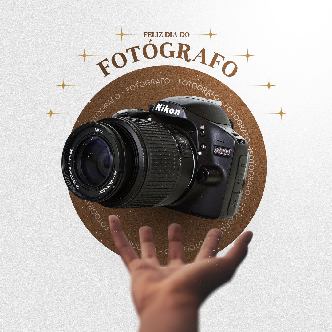 Feliz Dia do Fotógrafo 08 de Janeiro Social Media PSD Eitável